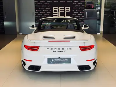 Porsche 911 Turbo S Cabrio PDK — Superbe cabriolet de prestige, 87'000 km, garantie NSA — Miniatur 10