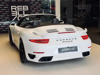 Porsche 911 Turbo S Cabrio PDK — Superbe cabriolet de prestige, 87'000 km, garantie NSA — Miniatur 11