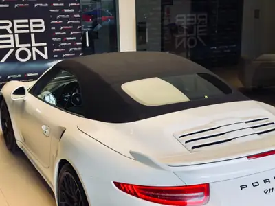Porsche 911 Turbo S Cabrio PDK — Superbe cabriolet de prestige, 87'000 km, garantie NSA — Miniatur 12