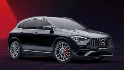 Mercedes-AMG GLA 45 S 4matic+ — Sportivité extrême et électrification intelligente — vista esterna