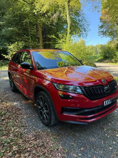 Skoda Kodiaq 2.0 Bi-TDI 240 RS DSG — SUV performant tout-terrain, 145'000 km — rear view