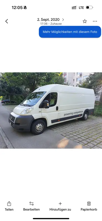 Fiat Ducato 2014 — Fourgon robuste diesel, 130 000 km, parfait professionnel — Seitenansicht