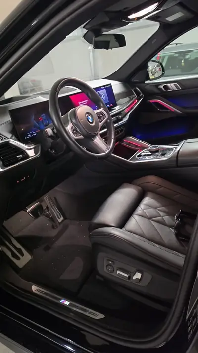 BMW X6 40d xDrive — SUV coupé premium, 340 ch diesel, 35 000 km seulement — side view