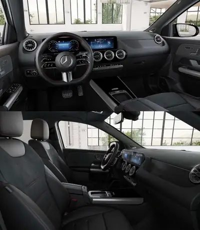 Mercedes-Benz GLA 200 AMG Line — SUV hybride mild, toit panoramique, moins de 23 000 km — tableau de bord