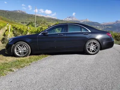 Mercedes-Benz S 450 AMG Line 4Matic — Berline de prestige hybride, 87500 km seulement — arrière