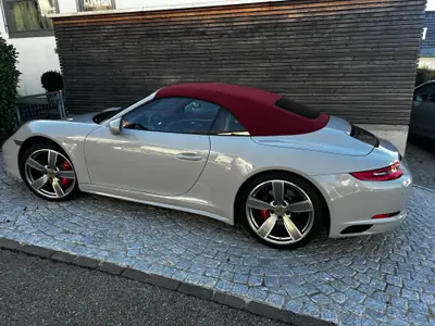 Porsche 911 Carrera 4S Cabriolet — 450 ch turbo, toit rouge, cuir intégral — Thumbnail 18