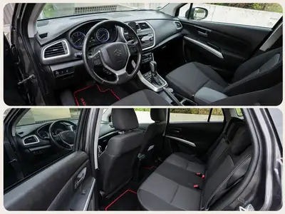 Suzuki S-Cross 1.6 Piz Sulai 4x4 — SUV polyvalent, transmission CVT, sans sinistre — side view
