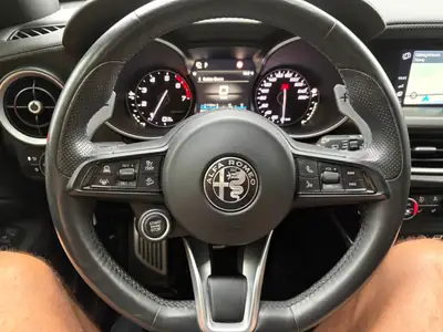 Alfa Romeo Stelvio 2.0 Q4 280 Veloce — SUV sportif 4x4, historique complet, 95 000 km — rear view