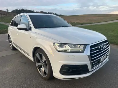 Audi Q7 3.0 V6 TDI 272 quattro S-Line — SUV 7 places, attelage neuf, MFK frais — Miniatura 7