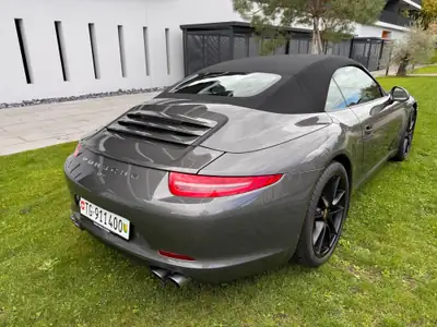 Porsche 911 Carrera S Cabriolet — 400 ch, PDK, Approved Garantie, état impeccable — side view