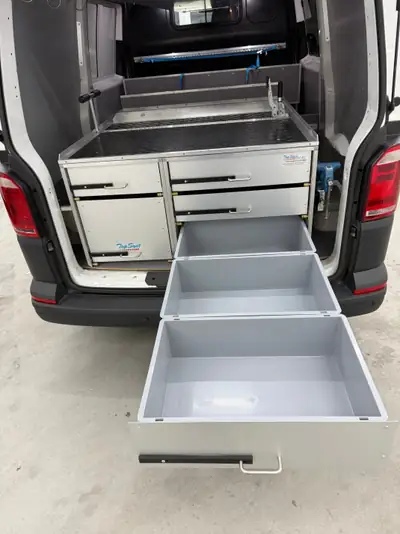 VW T6 2.0 TDI 150 DSG 4Motion — Fourgon aménageable polyvalent, transmission intégrale — Miniatur 12