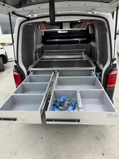VW T6 2.0 TDI 150 DSG 4Motion — Fourgon aménageable polyvalent, transmission intégrale — Miniatur 10