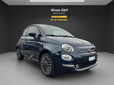 Fiat 500 1.2 Lounge — Citadine pétillante, sans accident, pneus hiver neufs — Seitenansicht