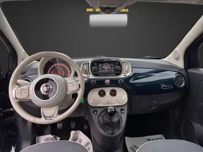 Fiat 500 1.2 Lounge — Citadine pétillante, sans accident, pneus hiver neufs — Miniatur 11