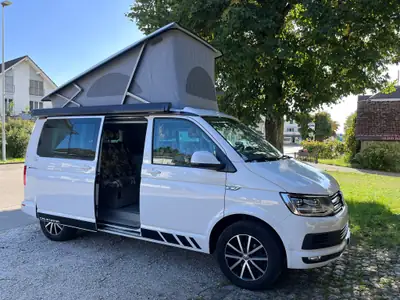 VW T6 2.0 TDI 150 Ocean Liberty DSG — Monospace polyvalent, 140'000 km seulement — vue extérieure