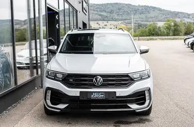 VW T-Roc 2.0 TSI R 4Motion — SUV performant 301 ch, traction intégrale, toit panoramique — Heckansicht