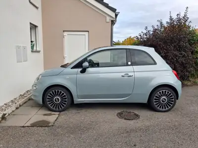 Fiat 500 1.0 Hybrid Lounge — Citadine iconique et économe, 69 800 km — side view