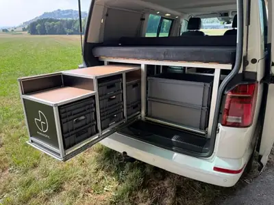 VW T6.1 2.0 TDI 150 Beach Edition — Van aménagé diesel, 29'000 km seulement — tableau de bord