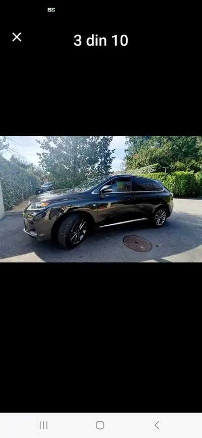 Lexus RX Hybride — SUV premium 2012, traction intégrale, consommation maîtrisée — vue extérieure