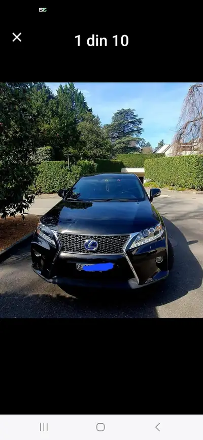Lexus RX Hybride — SUV premium 2012, traction intégrale, consommation maîtrisée — côté