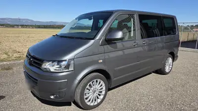 VW T5 2.0 TSI 204 Comfortline — Monospace 7 places 4x4, moteur révisé — exterior view