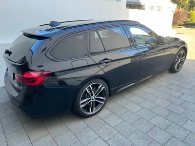 BMW 335d xDrive Touring — Diesel performant, entretien BMW officiel, attelage inclus — fianco