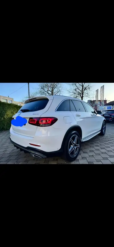 Mercedes-Benz GLC 200 AMG Line — SUV hybride performant, 132'000 km, garantie fiabilité — rear view