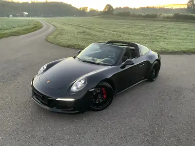 Porsche 911 Targa 4 GTS — Chef-d'œuvre cabriolet 450 ch, historique complet — Thumbnail 8