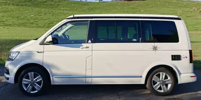 VW T6 California Ocean 2.0 TDI — Camping-car 4 places, moteur 204 ch, faible kilométrage — exterior view