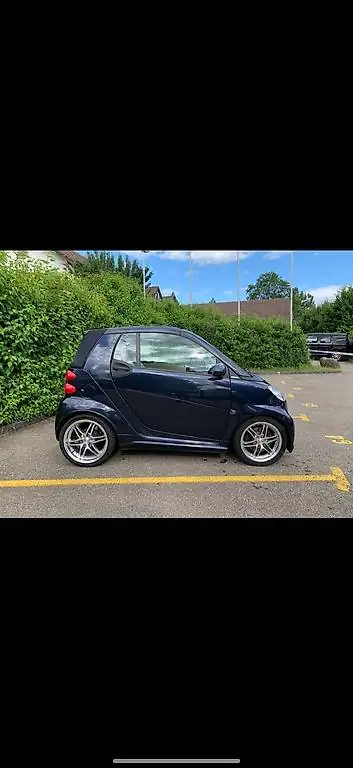 Smart Fortwo Brabus Xclusive Softouch Cabriolet — Édition limitée collector, motorisation Brabus — side view