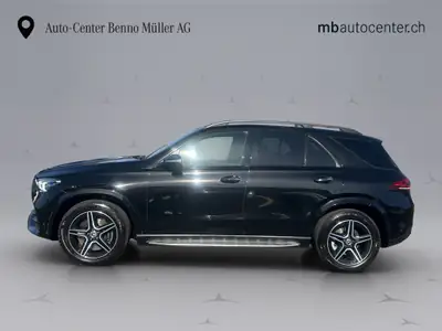 Mercedes-Benz GLE 450 AMG Line — SUV 7 places hybride essence 389 ch, 4WD premium — side view