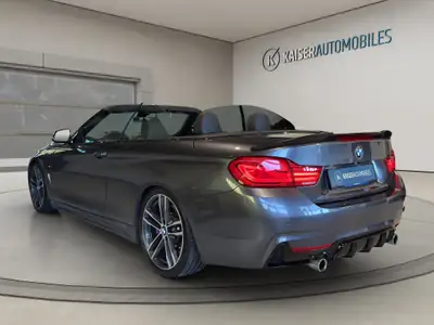 BMW 440i Cabriolet xDrive M Sport — Décapotable sportive, moteur 6-cyl 326 ch, état impeccable — Heckansicht