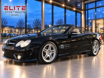 Mercedes-Benz SL 500 — Roadster V8 légendaire, transformation AMG spectaculaire — vista esterna