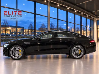 Mercedes-AMG GT 63 S 4Matic+ — V8 biturbo 639 ch, seulement 11'800 km — side view