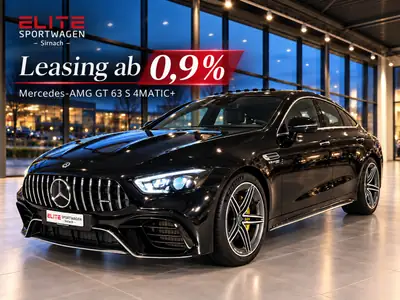 Mercedes-AMG GT 63 S 4Matic+ — V8 biturbo 639 ch, seulement 11'800 km — exterior view