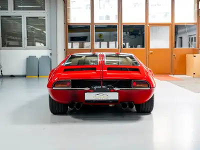De Tomaso Mangusta 1969 — Légendaire coupé sport, 1 sur 401, état exceptionnel — Miniatur 7
