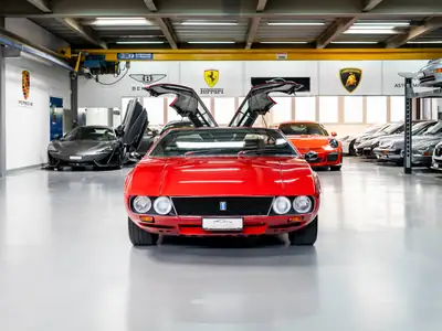 De Tomaso Mangusta 1969 — Légendaire coupé sport, 1 sur 401, état exceptionnel — Miniatur 31