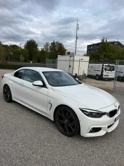 BMW 420i M Sport Cabriolet — Décapotable dynamique, moteur 2.0L turbo 184 ch — Seitenansicht