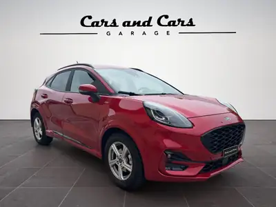 Ford Puma 1.0 MHEV ST-Line — Compact SUV hybride, état neuf et faible kilométrage — vista posteriore