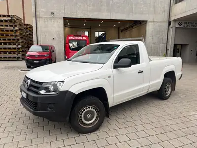 VW Amarok 2.0 TDI 122 — Pick-up robuste 4x4, sans accident — Außenansicht