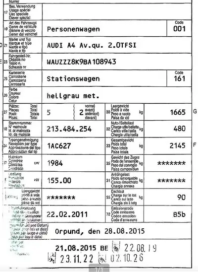 Audi A4 Avant 2.0 TFSI Quattro — Break performant, transmission manuelle, fraîchement révisé — Seitenansicht