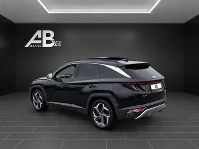 Hyundai Tucson 1.6 TGDI 48V — SUV hybride léger, 4WD performant et économe — Heckansicht