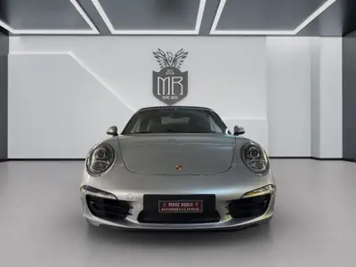 Porsche 911 Carrera 4 Cabriolet — 350 ch, transmission intégrale, capote électrique — fianco