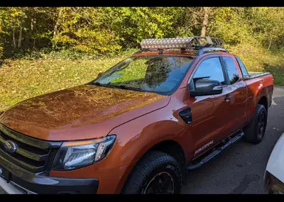 Ford Ranger 3.2 TDCi 4x4 Wildtrak — Pick-up robuste, 200 ch tout-terrain — Heckansicht