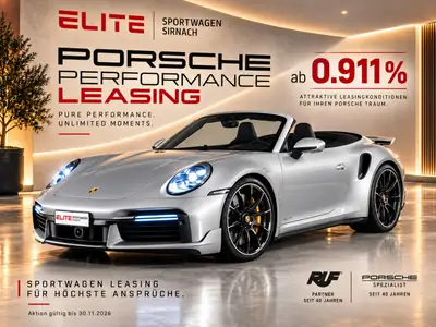 Porsche 911 Turbo S Cabriolet PDK — 650 ch, première main, kilométrage record — Außenansicht