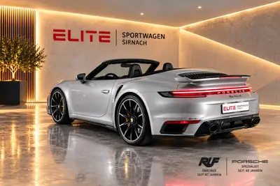 Porsche 911 Turbo S Cabriolet PDK — 650 ch, première main, kilométrage record — Miniatur 7