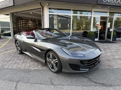Ferrari Portofino 3.9 V8 T — Spider 600 ch, 47 500 km, livrée Grigio Silverstone — exterior view