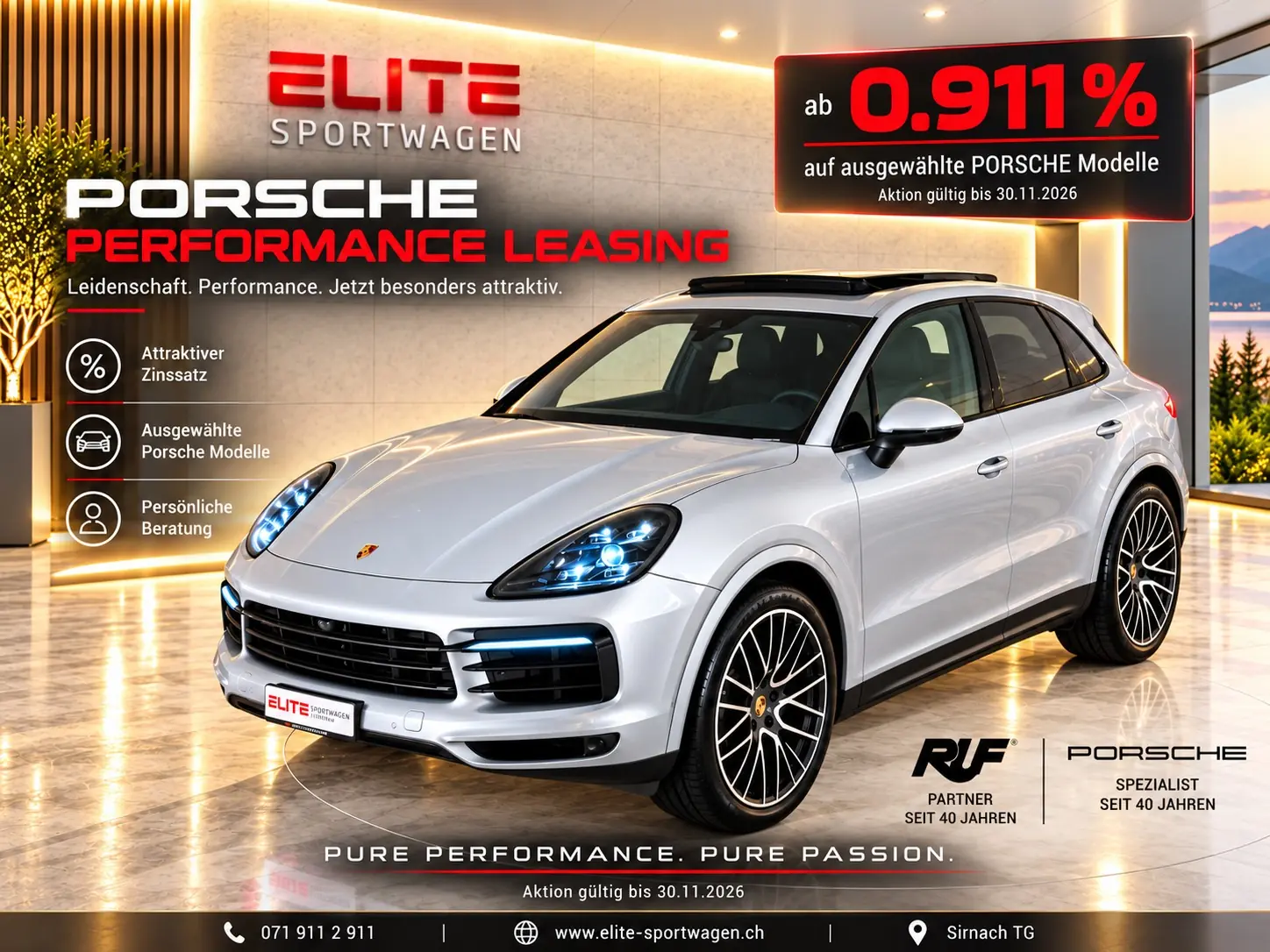 Porsche Cayenne 340 ch — SUV premium avec direction arrière et suspension pneumatique