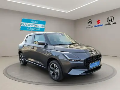 Suzuki Swift 1.2 Piz Sulai Top Hybrid 4x4 — Citadine polyvalente avec technologie hybride et traction intégrale — side view
