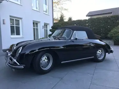 Porsche 356 A Cabriolet 1600 S 1959 — Légende restaurée, matching numbers et certificat d'authenticité — Innenraum